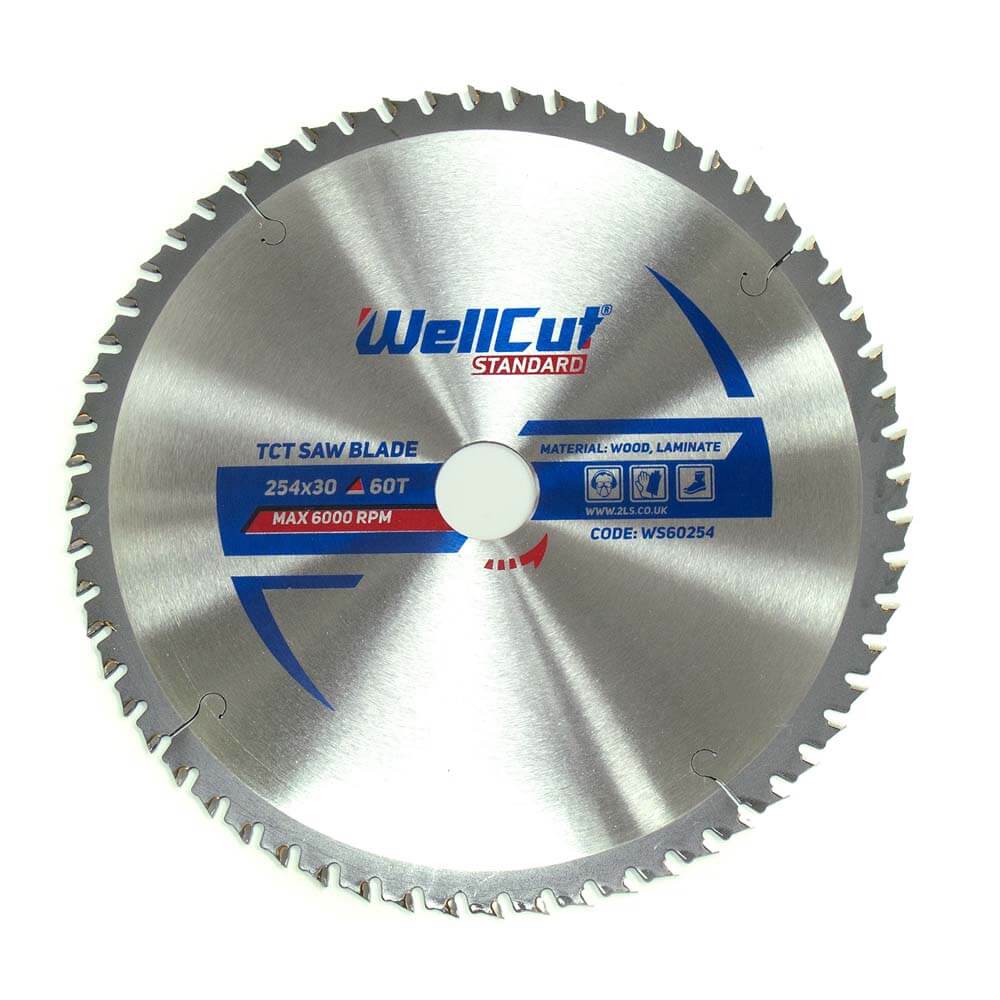 Пиляльний диск WellCut 254x30 мм, 60Т ламінат